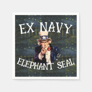 Ex Navy Elephant Siegel Serviette