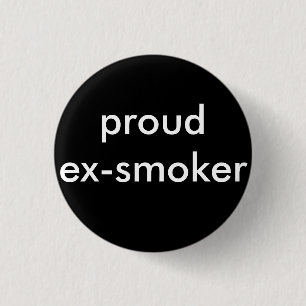 ex Raucher beendigte zu rauchen Button