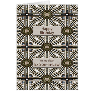 Ex Son in Law Geburtstag Abstrakt Mandala Design