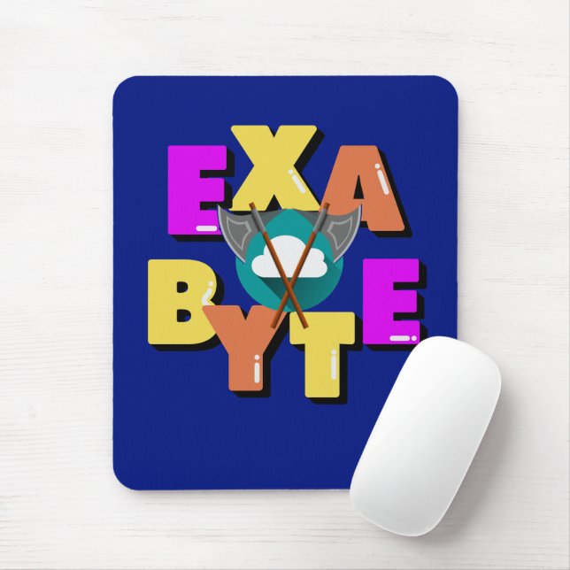 Exabyte-Datenmesseinheit Mousepad (Mit Mouse)