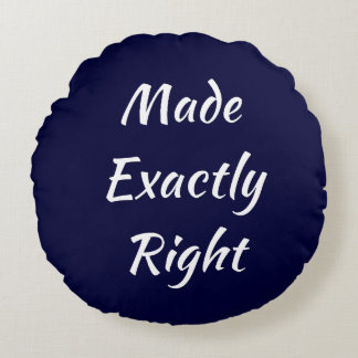 Exakt rechtes Rundkissen Rundes Kissen