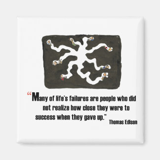 Exam motivierend Zitat von Thomas Edison - Magnet
