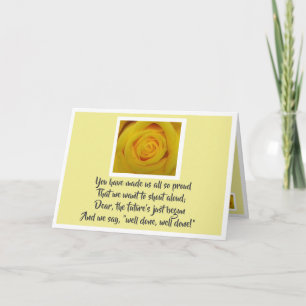 Examen Glückwünsche Karte