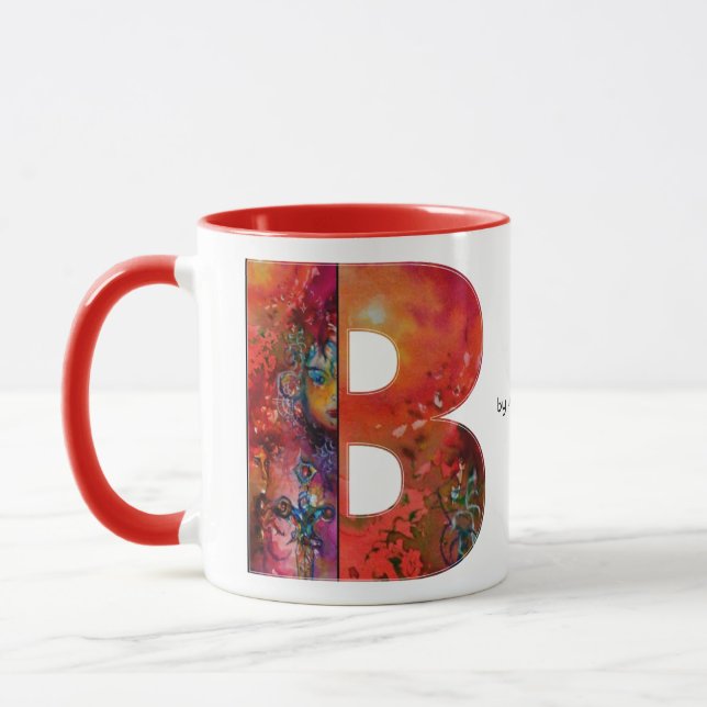 EXCALIBUR B SCHREIBEN / FANTASY MONOGRAMM TASSE (Links)