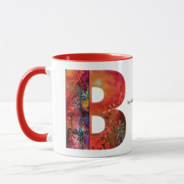 EXCALIBUR B SCHREIBEN / FANTASY MONOGRAMM TASSE (Links)