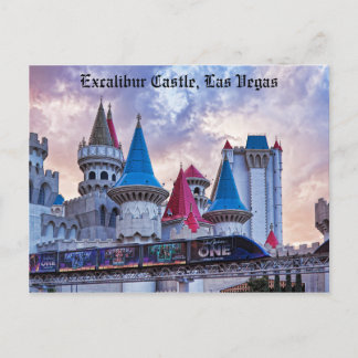 Excalibur Castle Las Vegas Postkarte