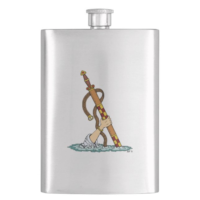 Excalibur Flachmann (Vorderseite)