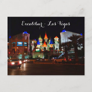 Excalibur Hotel #5 Postkarte