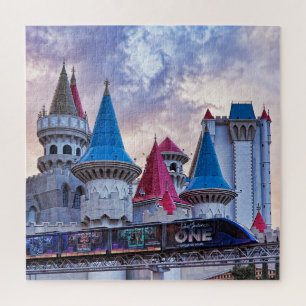 Excalibur Hotel und Monorail, Las Vegas Puzzle