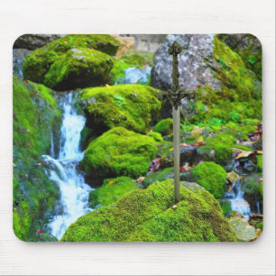 Excalibur, Klinge im Stein Mousepad