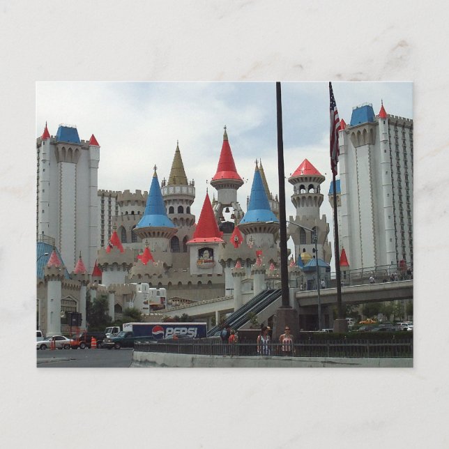 Excalibur Las Vegas Foto Postkarten (Vorderseite)