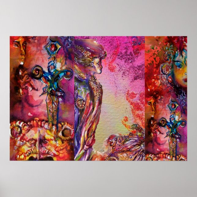 EXCALIBUR Magie und Mystery Arthurian Legends Poster (Vorne)