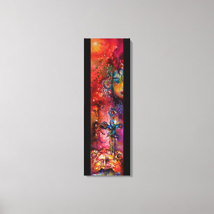 EXCALIBUR Magisches Schwert Fantasy-Wasserfarbe Leinwanddruck