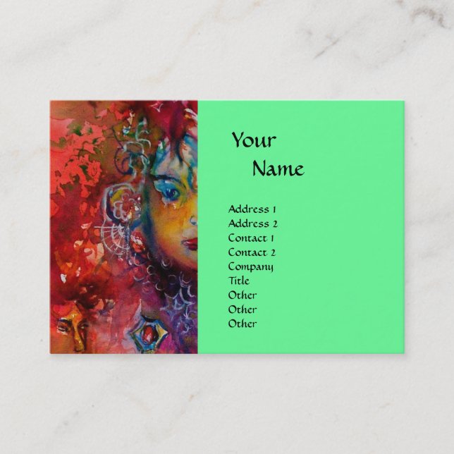 EXCALIBUR-Monogramm Visitenkarte (Vorderseite)