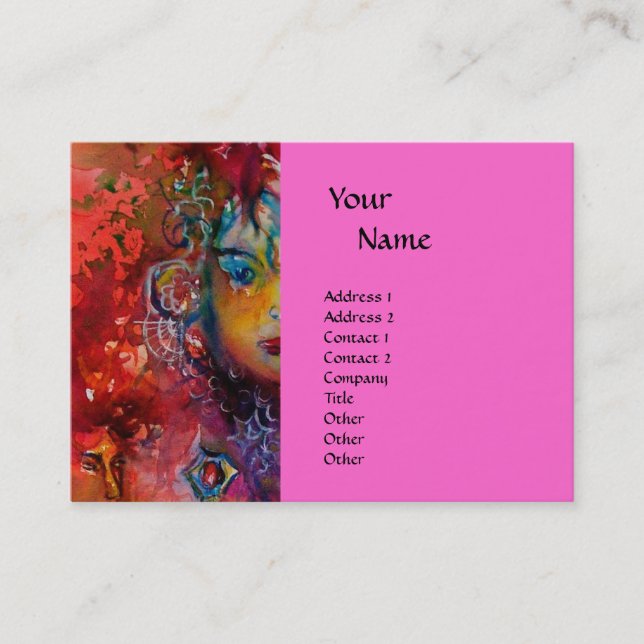 EXCALIBUR-Monogramm Visitenkarte (Vorderseite)