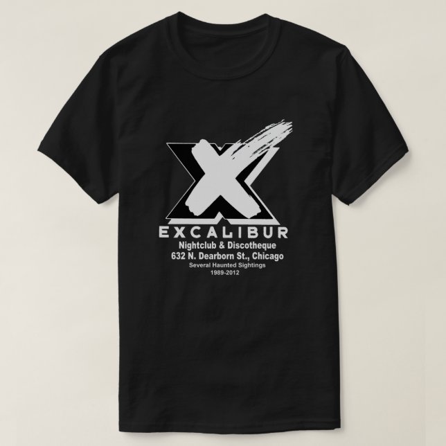 Excalibur Nightclub & Discothek (1989-2012) T-Shirt (Design vorne)