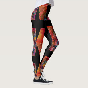 EXCALIBUR,QUEEN DER MAGIC SWORD Fantasy Monogram Leggings