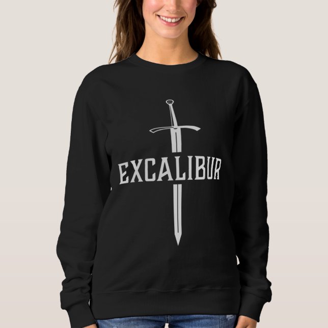 Excalibur The Legendary Sword in the Stone of King Sweatshirt (Vorderseite)