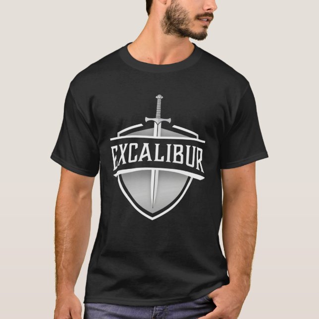 Excalibur The Legendary Sword in the Stone of King T-Shirt (Vorderseite)