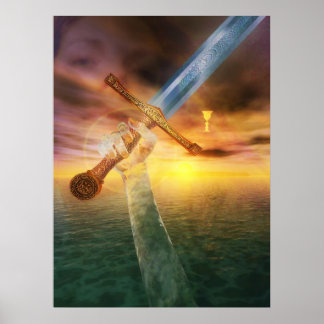 Excalibur und die Dame des Sees Poster