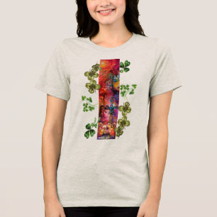 EXCALIBUR UND KLEEBLÄTTER St.Patrick's Day-Party Tri-Blend Shirt