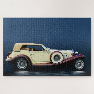 Excalibur Vintage-Autofoto Puzzle