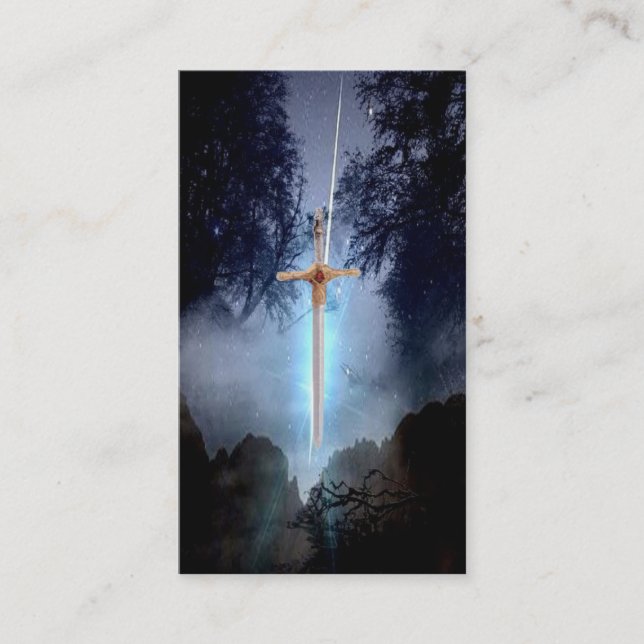 Excalibur Visitenkarte (Vorderseite)