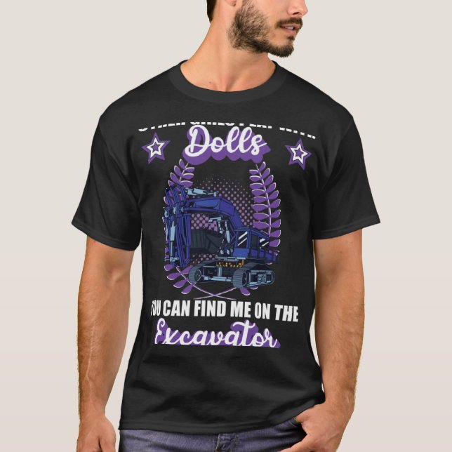 Excavator excavator driver vehicles construction s T-Shirt (Vorderseite)