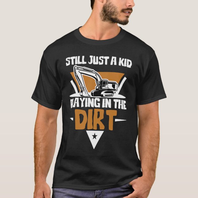 Excavator Operator Construction Heavy Equipment  1 T-Shirt (Vorderseite)