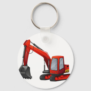Excavator Schlüsselanhänger