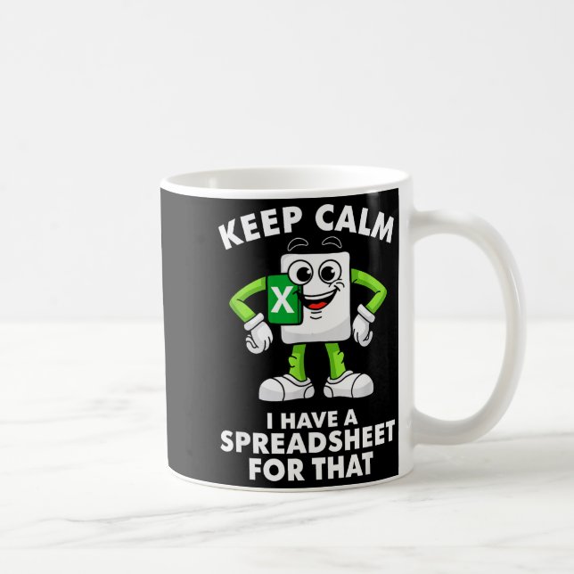 Excel Coworker Employee Farewell Goodbye Birthday  Kaffeetasse (Rechts)