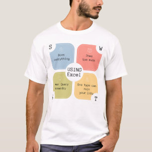 Excel-Spaß   Für Excel Wizard   Funny Spreadsheet T-Shirt