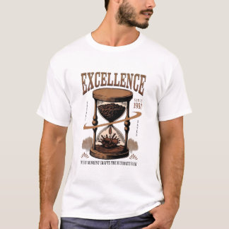 Excellence Coffee Vintage-Stundenglas-T-Shirt – Pr T-Shirt