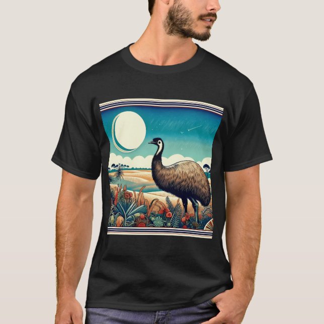 Excellence's Birds:  Emu#1 T-Shirt (Vorderseite)