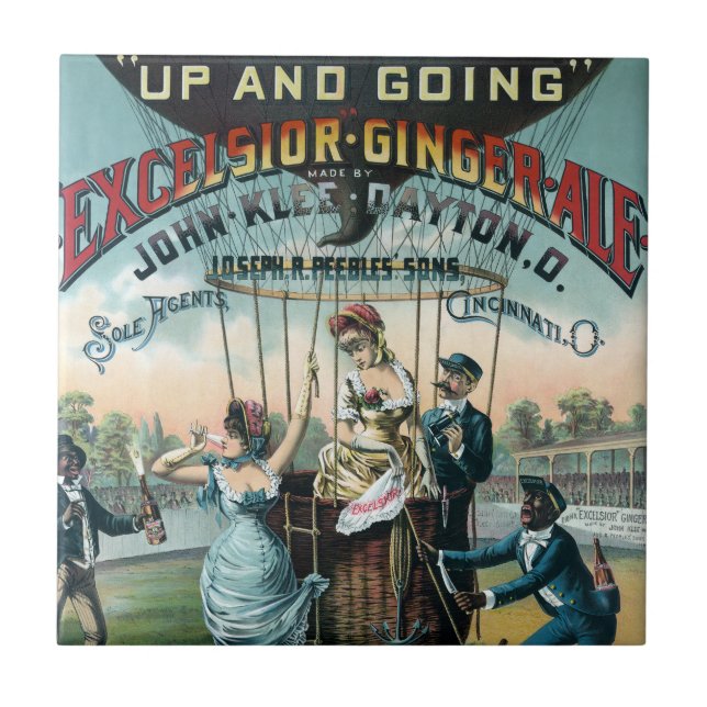 Excelsior Ginger Ale Fliese (Vorderseite)