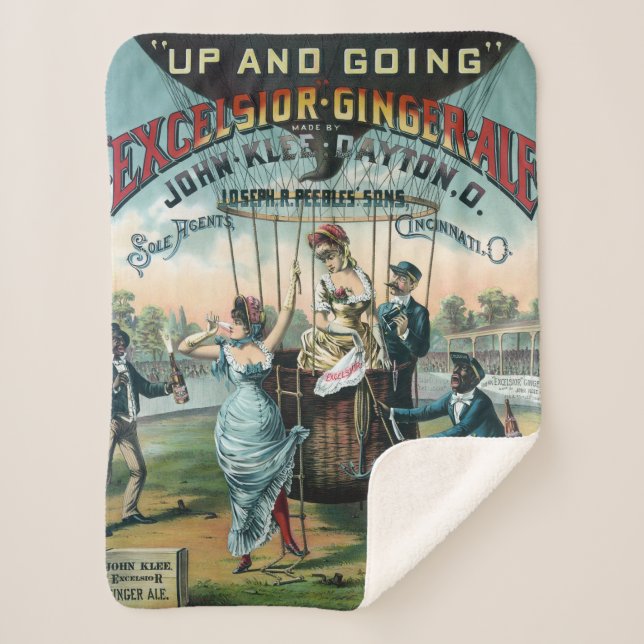 Excelsior Ginger Ale Sherpadecke (Vorderseite)