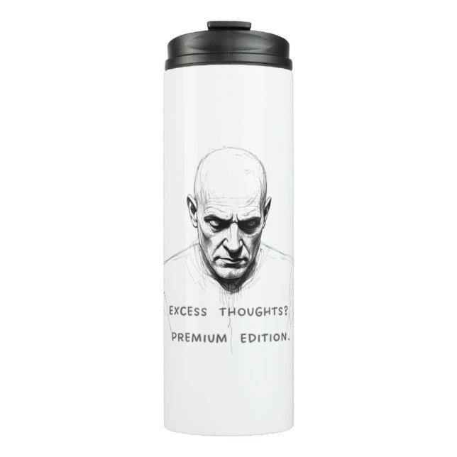Excess Thoughts? Premium Edition Thermosbecher (Vorderseite)