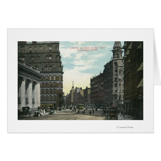 Exchange Street View of Staat Street (Vorderseite (Horizontal))