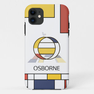 Exclusive Neoplasticism Art Monogram. Letter O Case-Mate iPhone Hülle