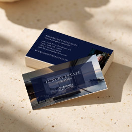 Exclusive Real Estate Property AGENT PHOTO LOGO Visitenkarte
