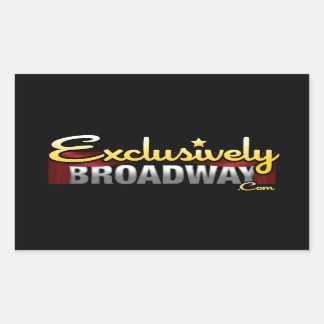 ExclusivelyBroadway.com Rechteckiger Aufkleber