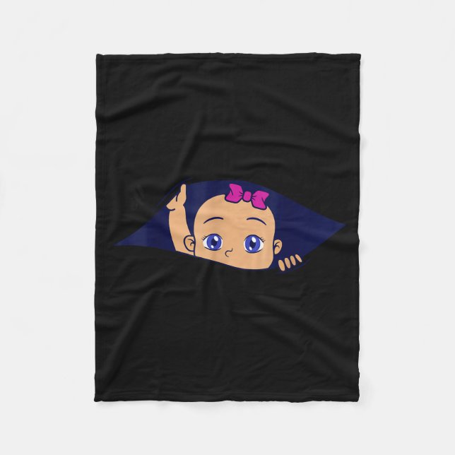 Excuse Me Is It April Yet Pregnancy Girl Announcem Fleecedecke (Vorderseite)