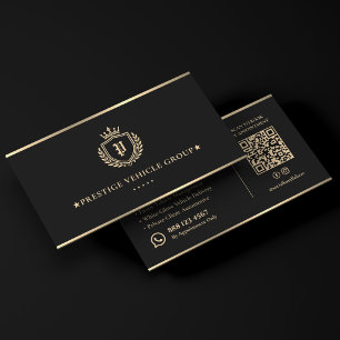 Executive Chauffeur Luxus Concierge Crest Bar  Visitenkarte