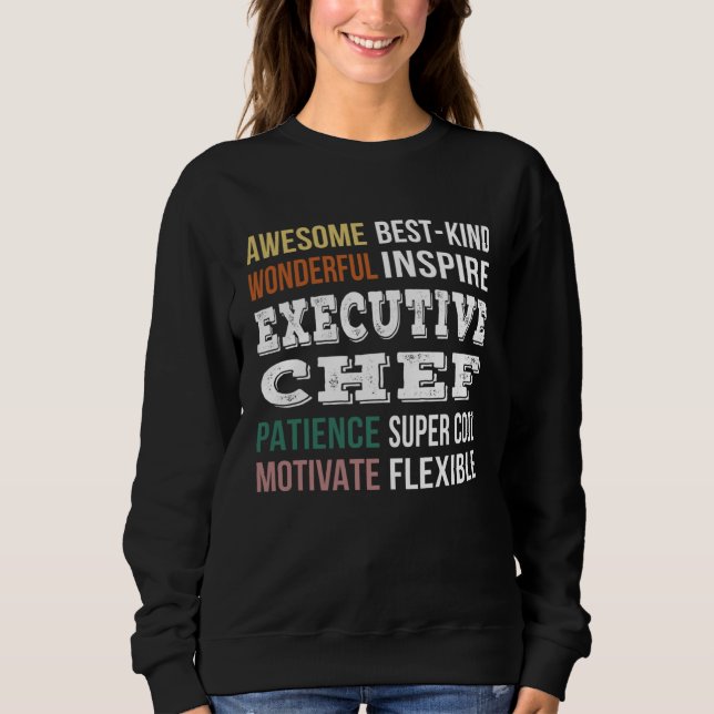 Executive Chef  Appreciation Sweatshirt (Vorderseite)