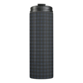 Executive Heritage Plaid | Luxus Charcoal & Navy Thermosbecher