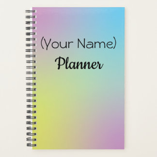 Executive Pastel-Planer – Maßgeschneiderter Namens Planer