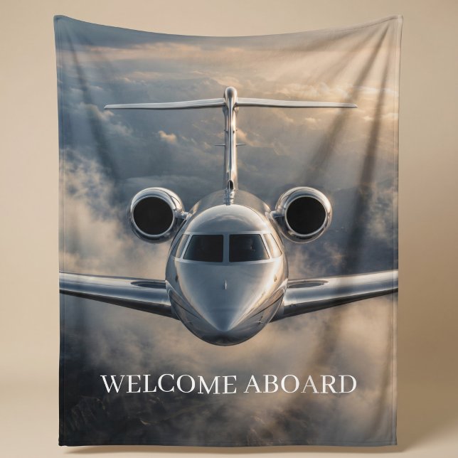 Executive-Privatjet Fleecedecke (Von Creator hochgeladen)