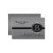 Exekutive Black Brush Stahl Monogramm