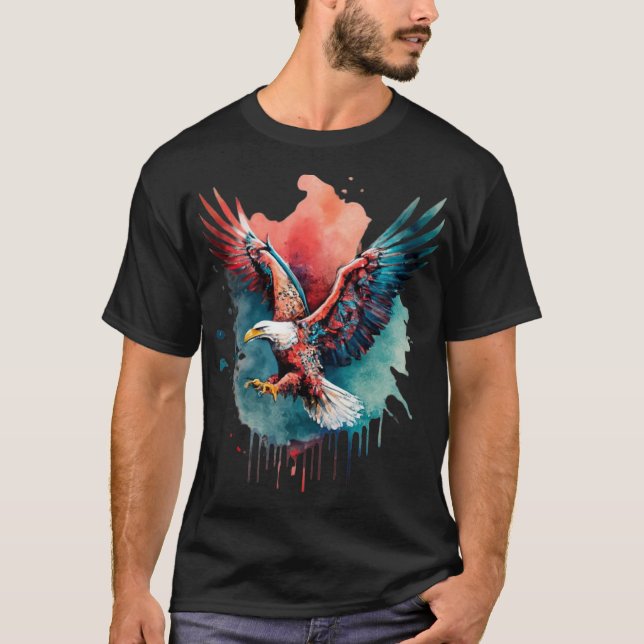 Exemplar von Be Eagle, fliegen, lustig T-Shirt (Vorderseite)