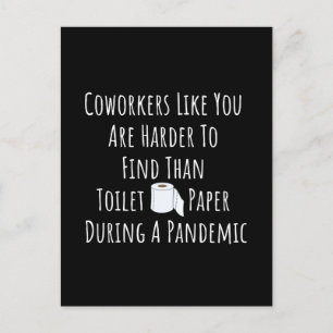 Exemplare von Kollegen wie Sie sind schwerer zu fi Postkarte